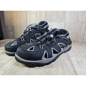 Eddie Bauer Men’s Rainier Hiking Sandals Black Closed Toe Water Shoes Size 13